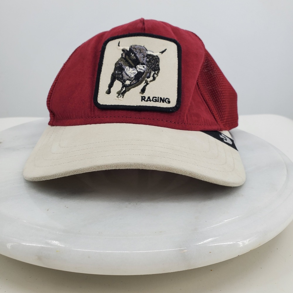 Goorin Bros The Raging Bull Patch Snapback Western Trucker Hat Cap
